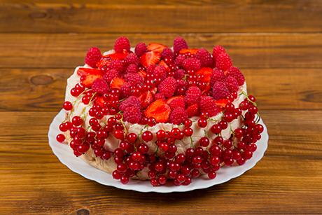 Waldbeerentorte mit Quark