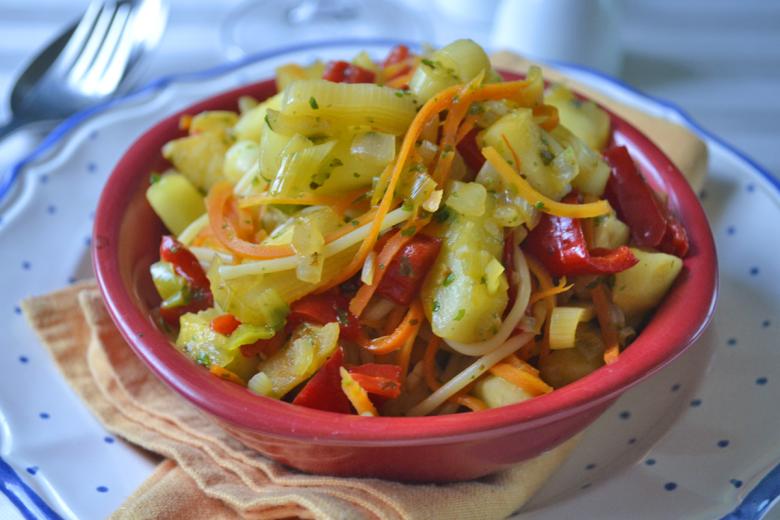 Sonntagsvitamine an Spaghettis
