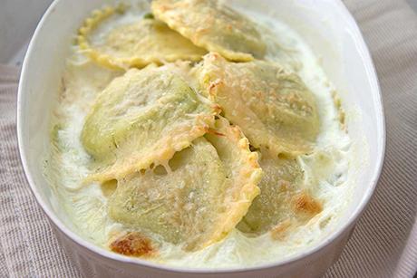 Maultaschen überbacken