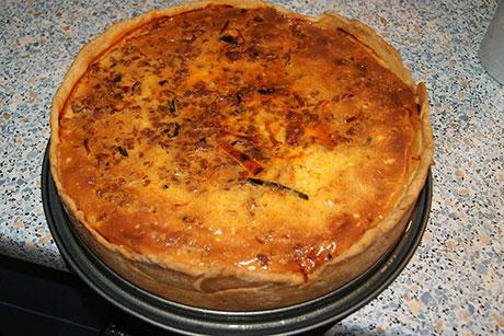 Krautstiel-Quiche