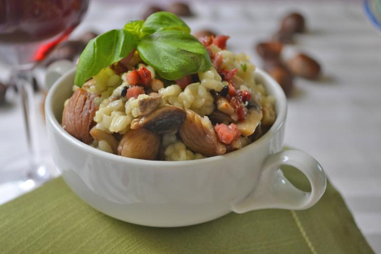 Kastanien-Risotto