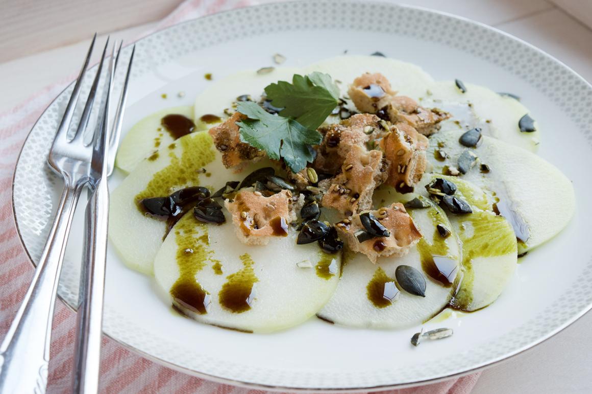 Kohlrabi-Carpaccio