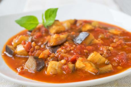 Linsenmix mit frischem Gemüse
