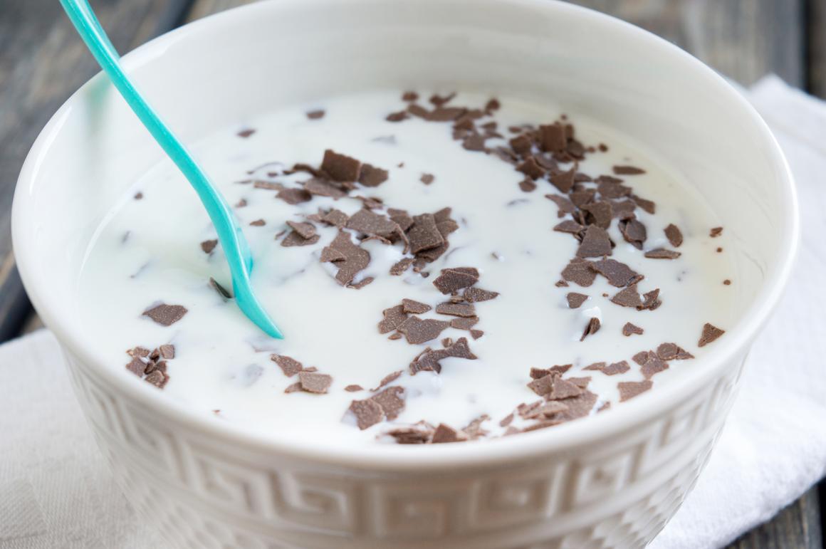 Stracciatella Creme mit Mascarpone