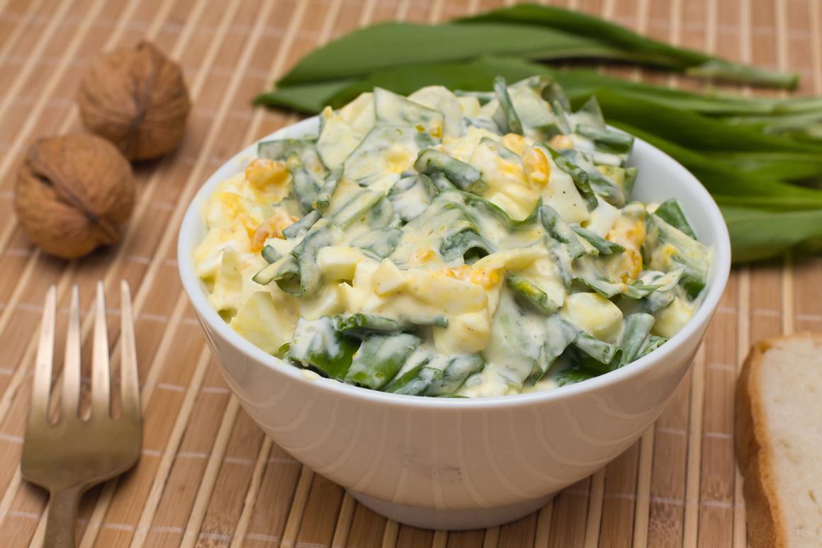 Bärlauch-Eiersalat