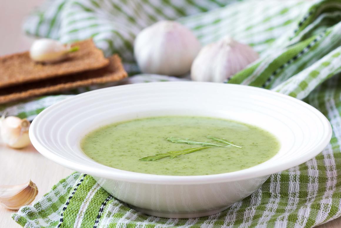 Grüne Knoblauchsuppe