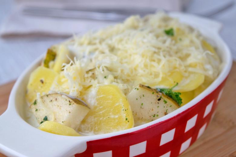 Kartoffel-Birnen-Gratin
