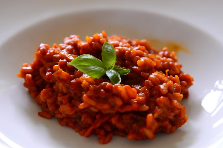 Sämiger Tomatenrisotto