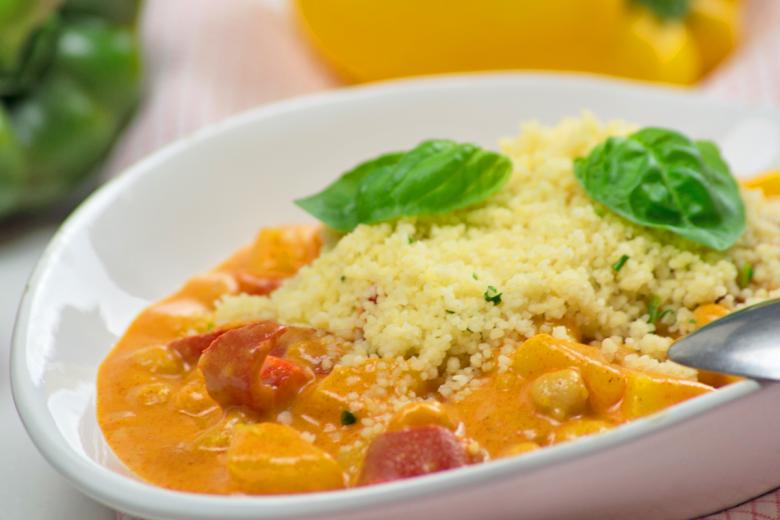 Gemüsecurry mit Couscous