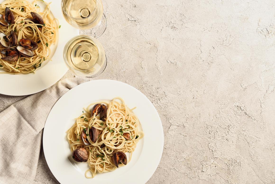 Spaghetti mit Venusmuscheln