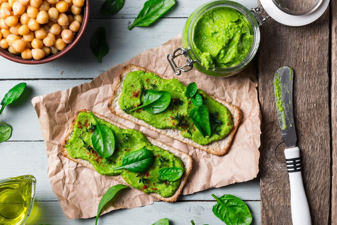 Spinat-Hummus