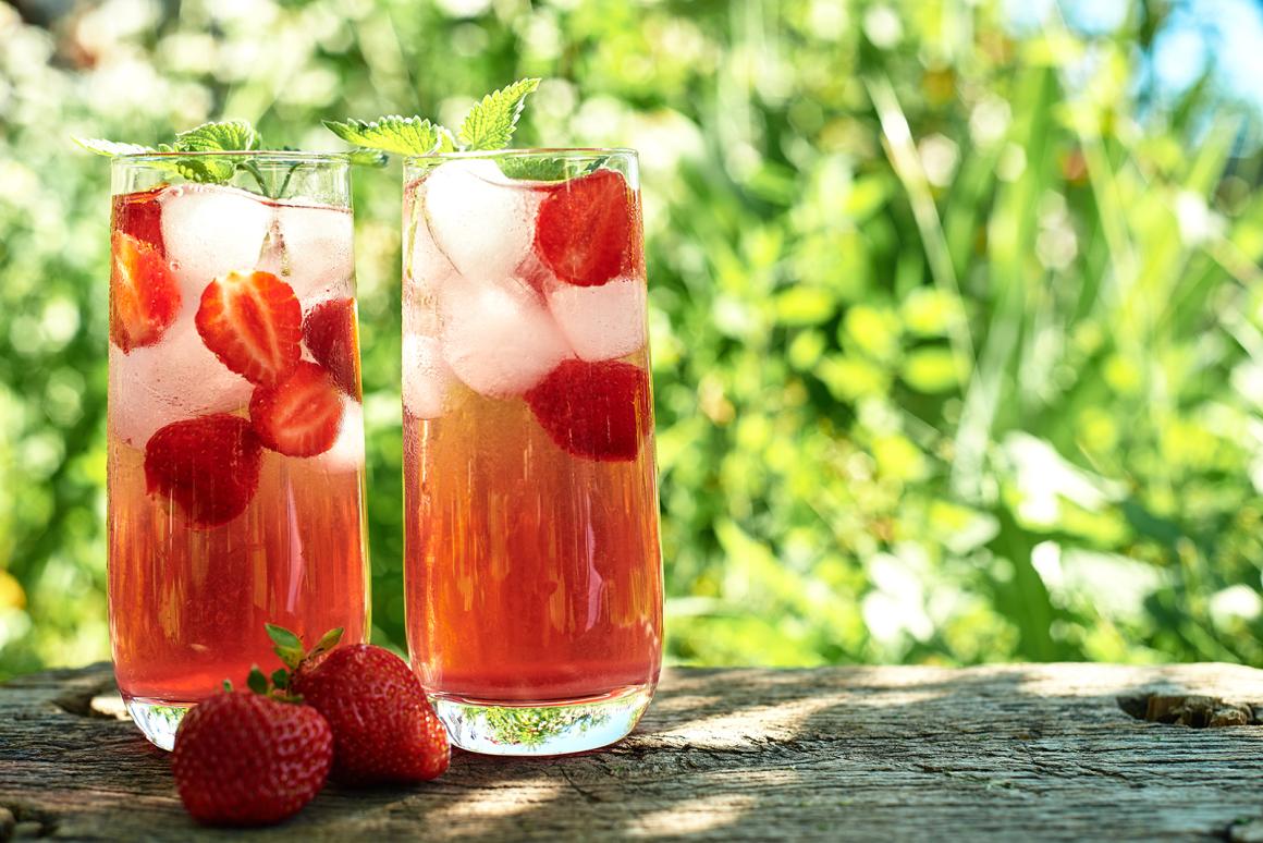 Erdbeer-Shrub