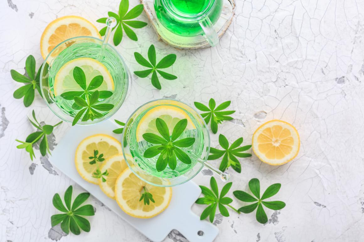 Waldmeister-Limonade