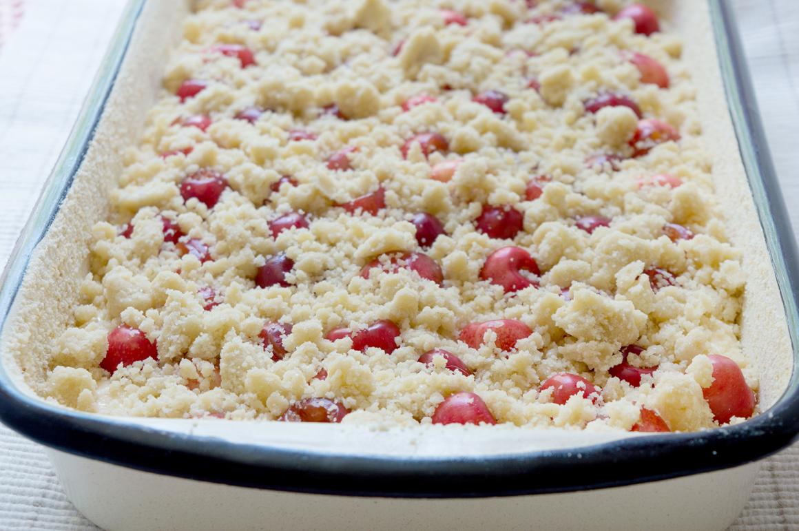 Kirschkuchen mit Streuseln