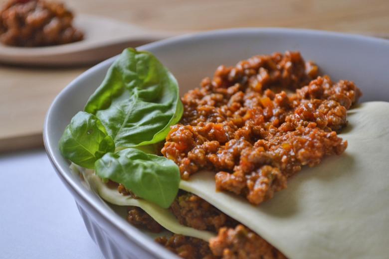Selbstgemachte Lasagne-Blätter
