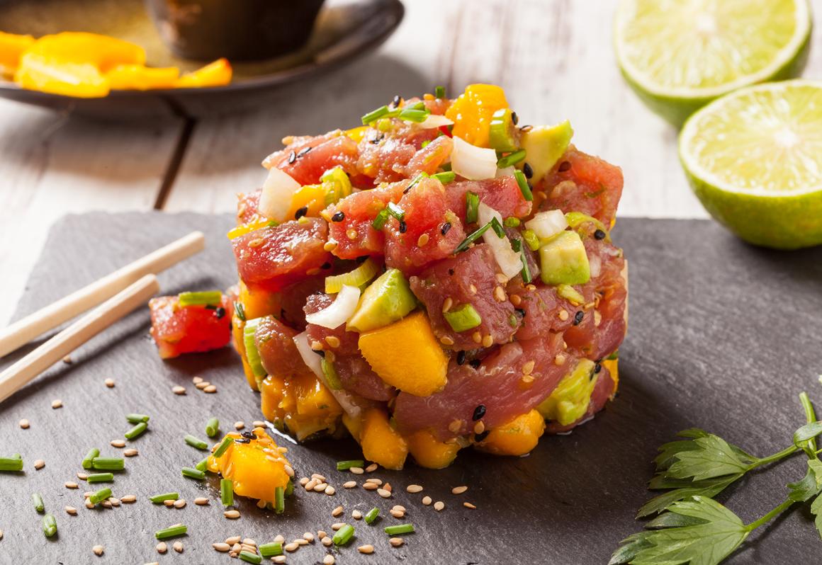 Thunfischtatar mit Mango