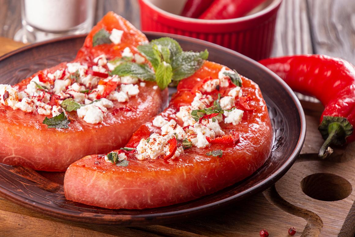 Grillierte Wassermelone