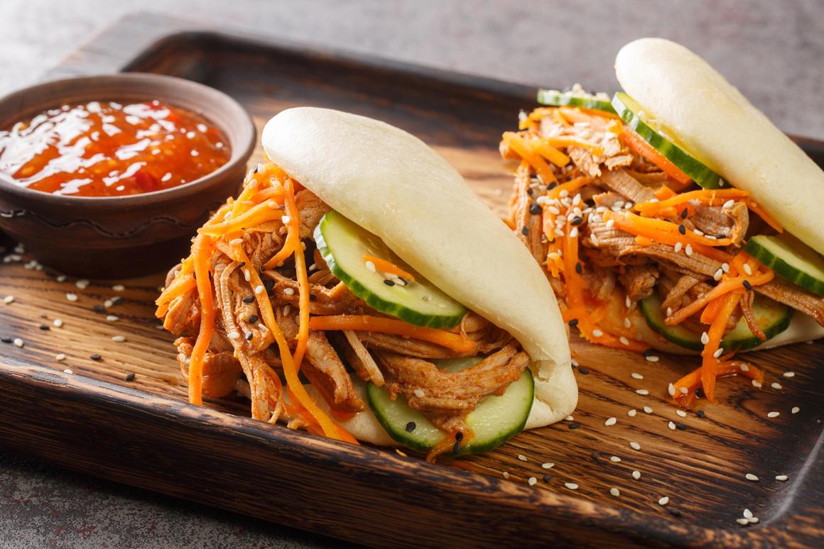 Bao Buns mit Pulled Pork