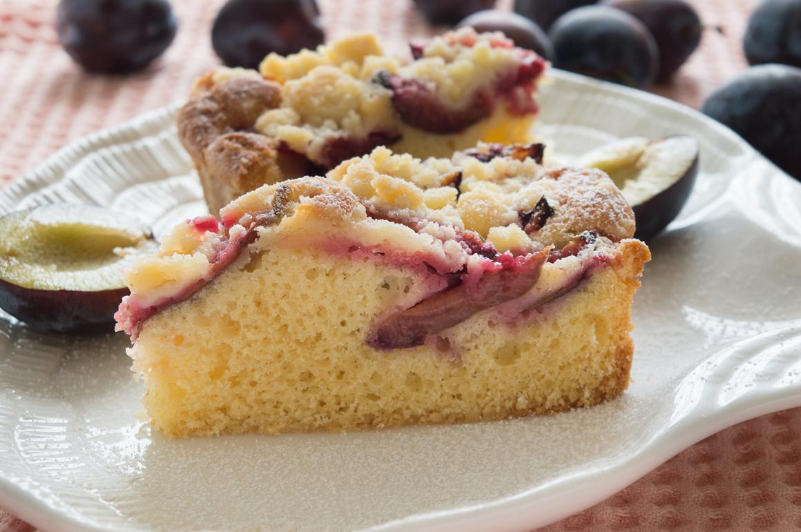 Pflaumenkuchen mit Mürbeteig