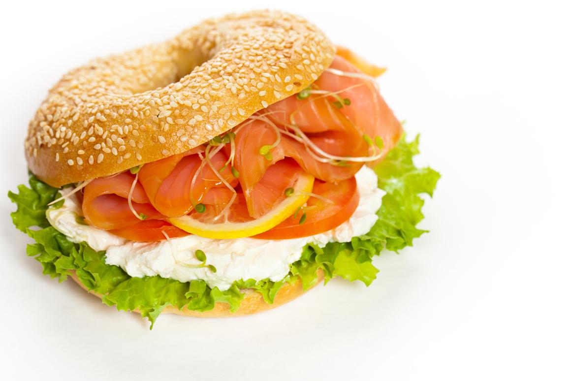 Bagels mit Lachs