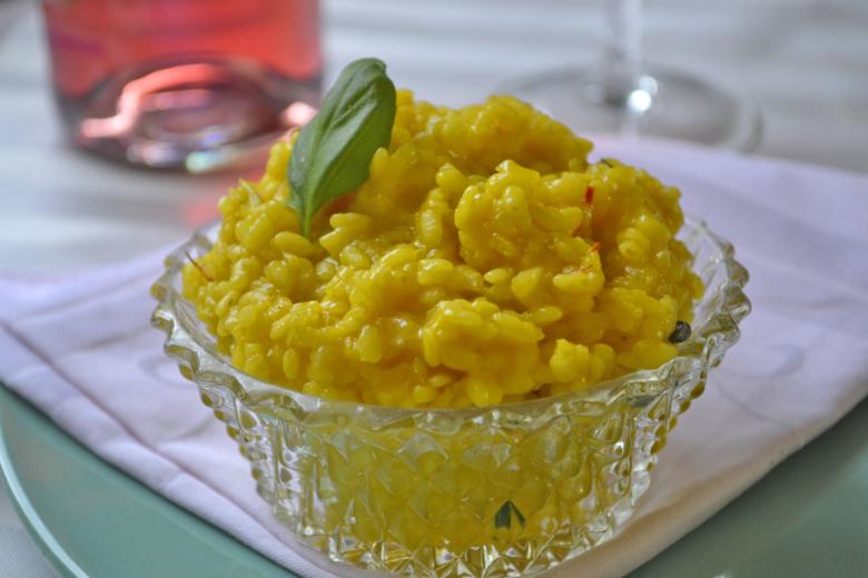 Cremiges Safran-Risotto