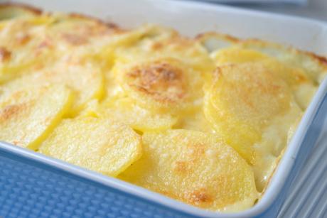 Kartoffel-Gratin mit weissen Rüben