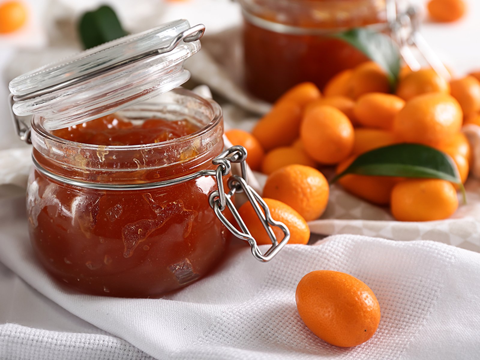Kumquat-Konfitre mit Orangenlikr