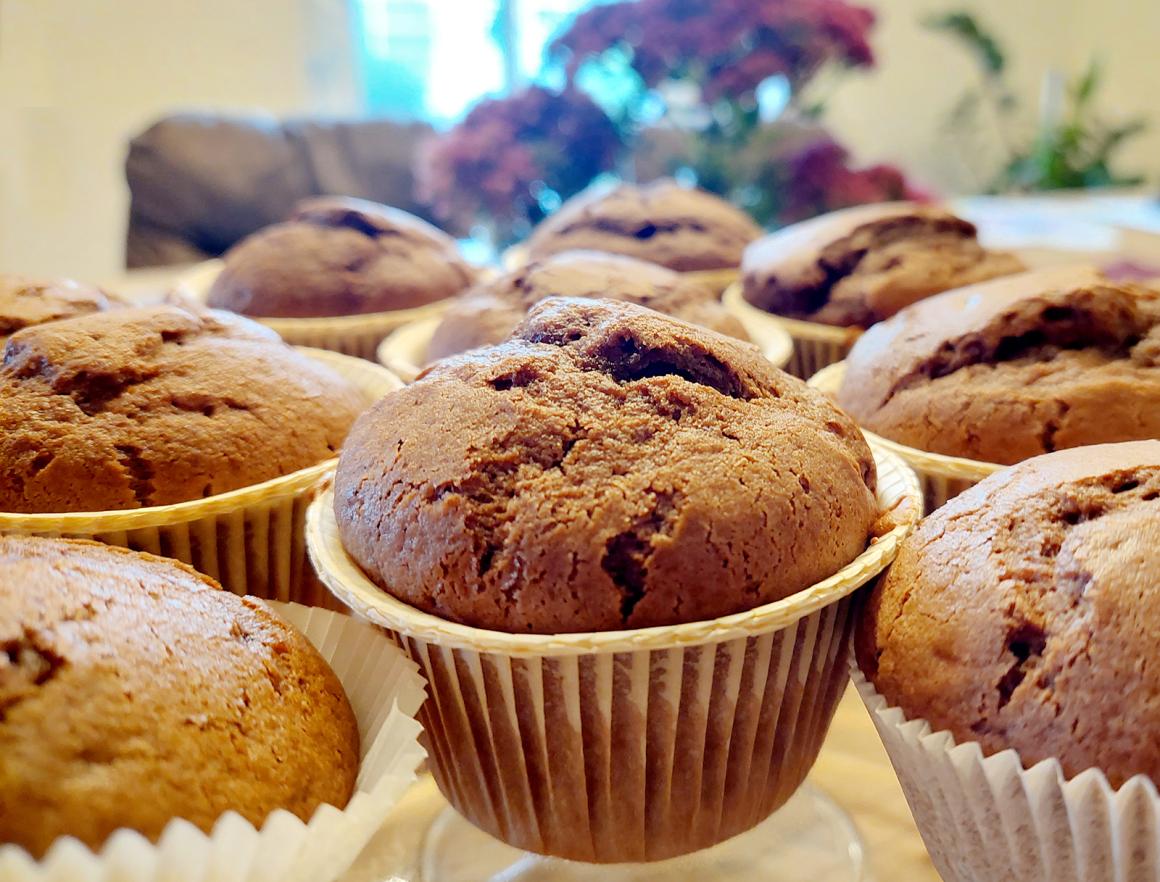 Maroni-Schoggimuffins