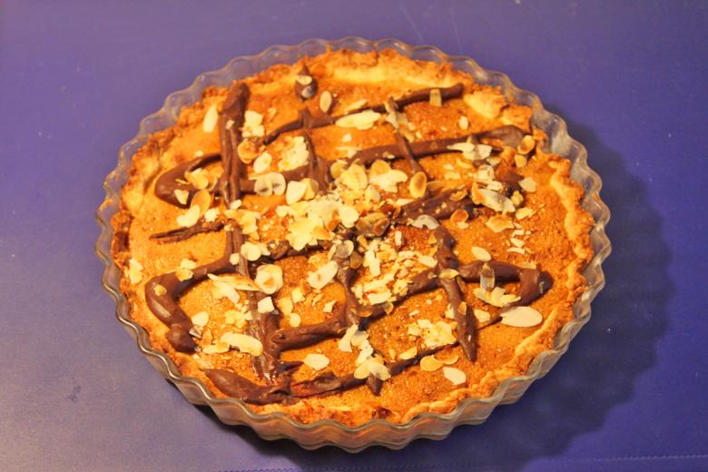 Johannisbeer-Linzertorte mit Schokolade
