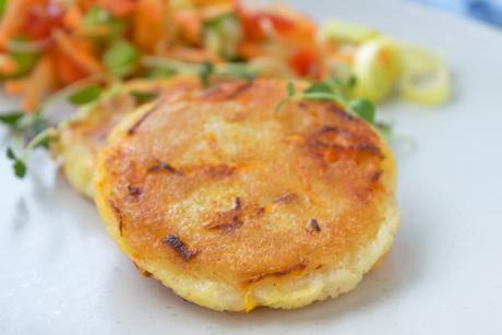 Tofu-Gemüse-Plätzchen