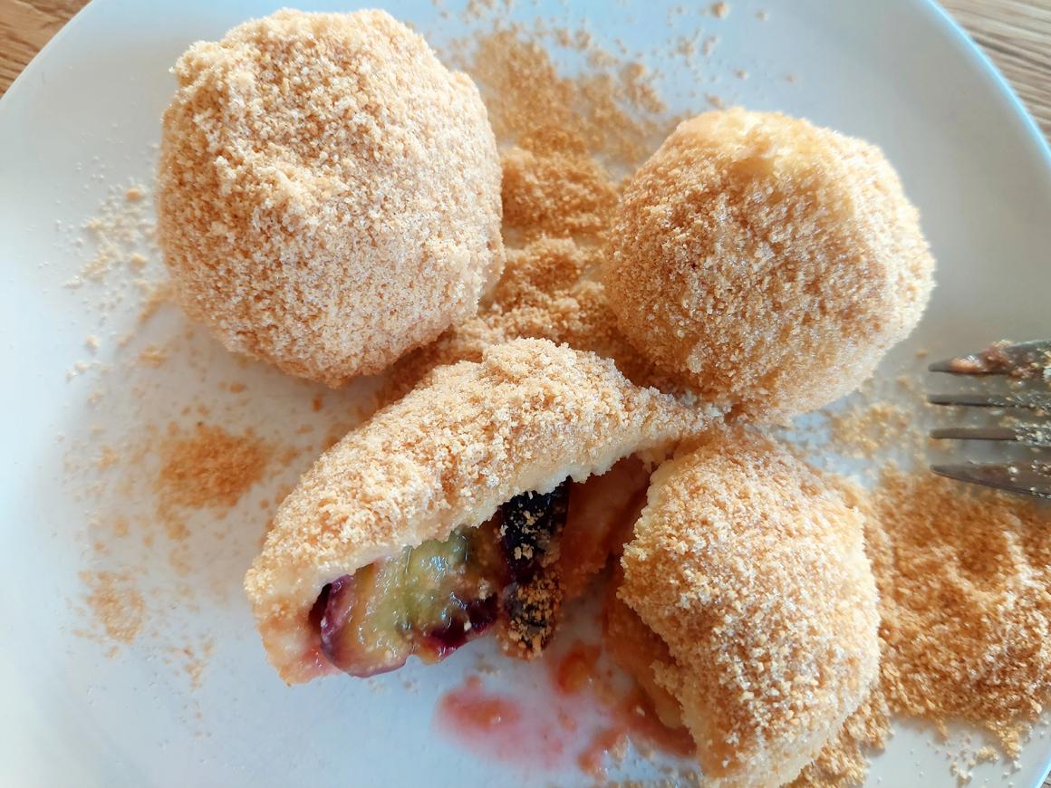 Reineclaude-Knödel