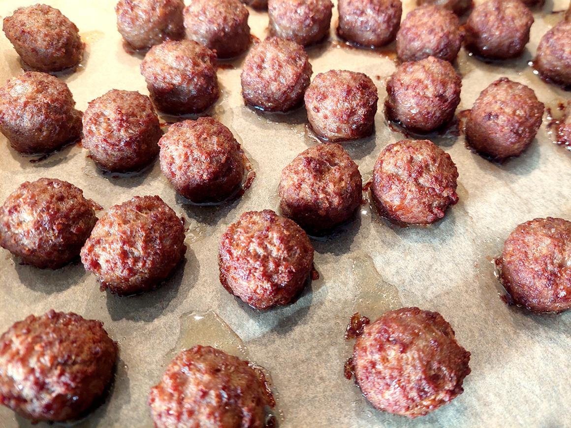 Hackbällchen aus dem Ofen - Rezept