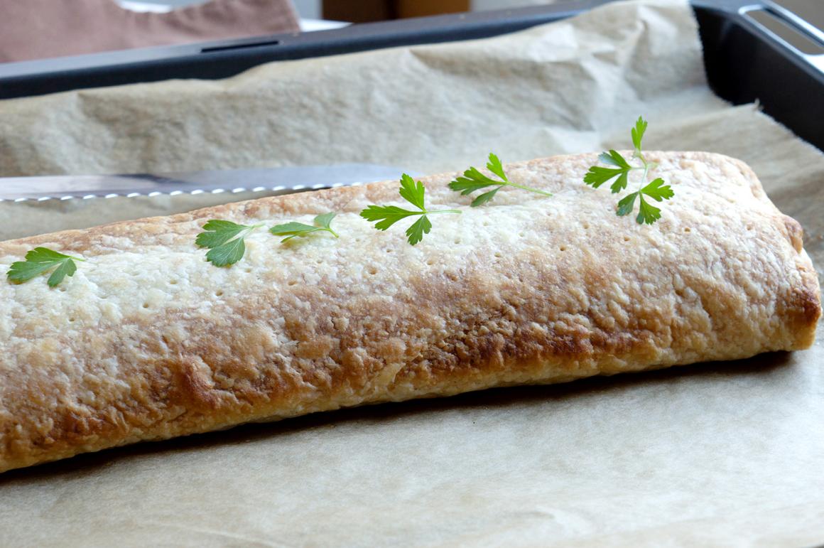 Spinat-Feta-Strudel