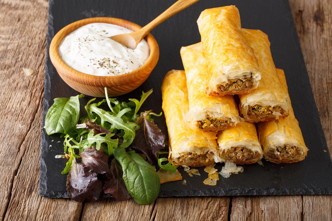 Gemüse-Tofu-Röllchen