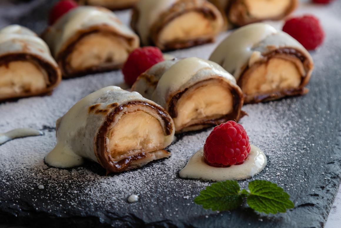 Bananen-Sushi