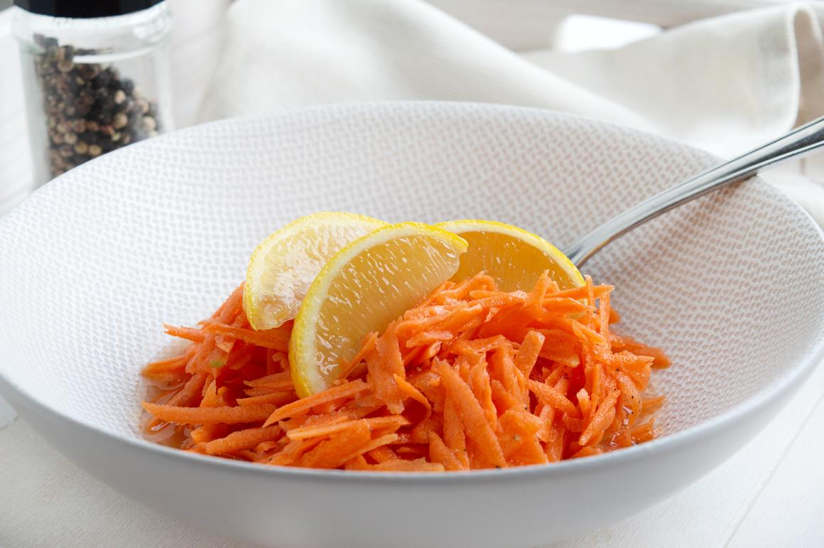 Rüeblisalat mit Zitronendressing - Rezept