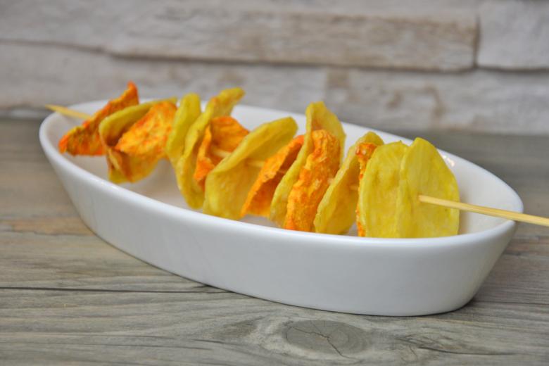 Bunte Kartoffelchips