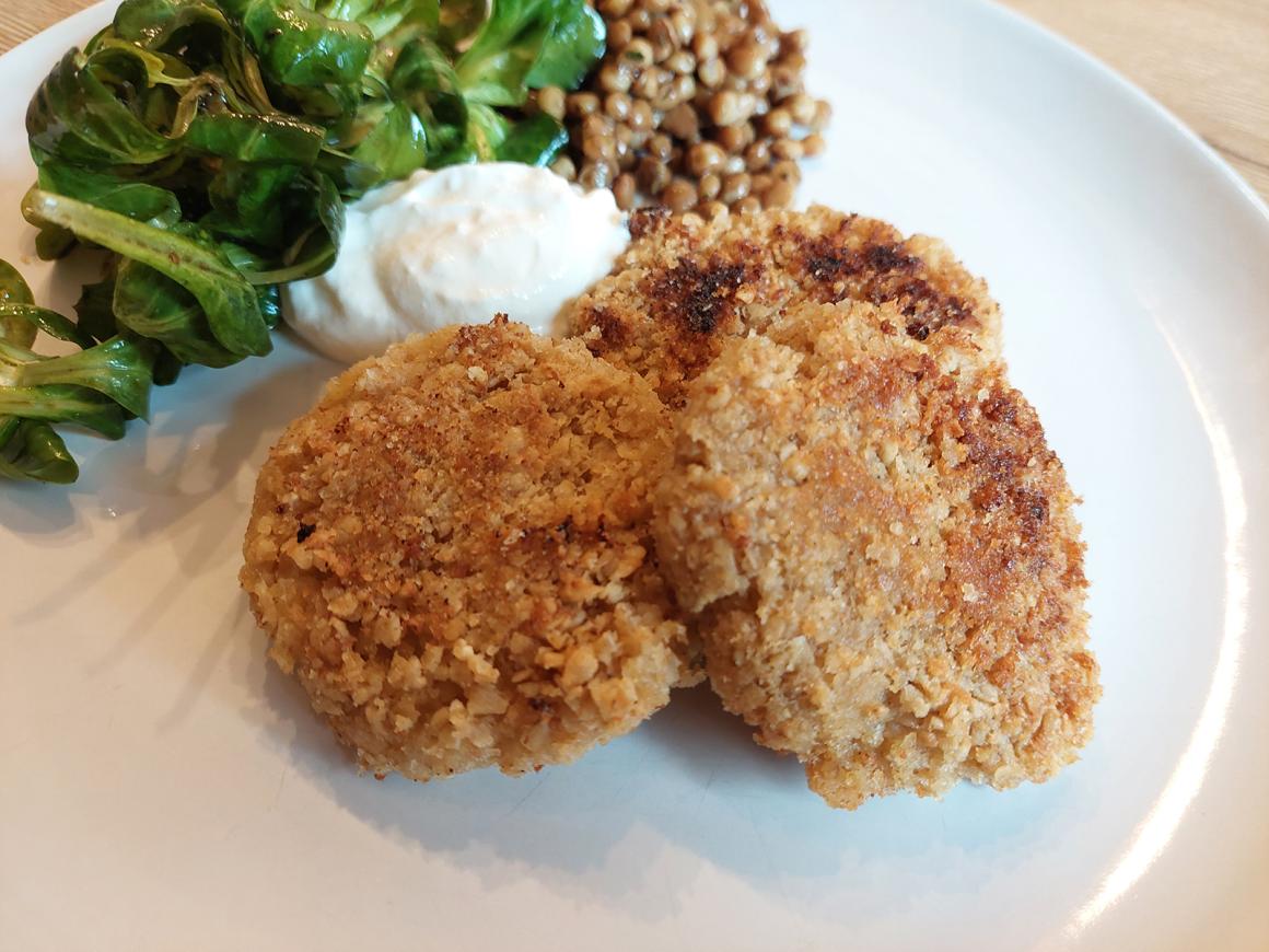 Haferflocken-Schnitzel