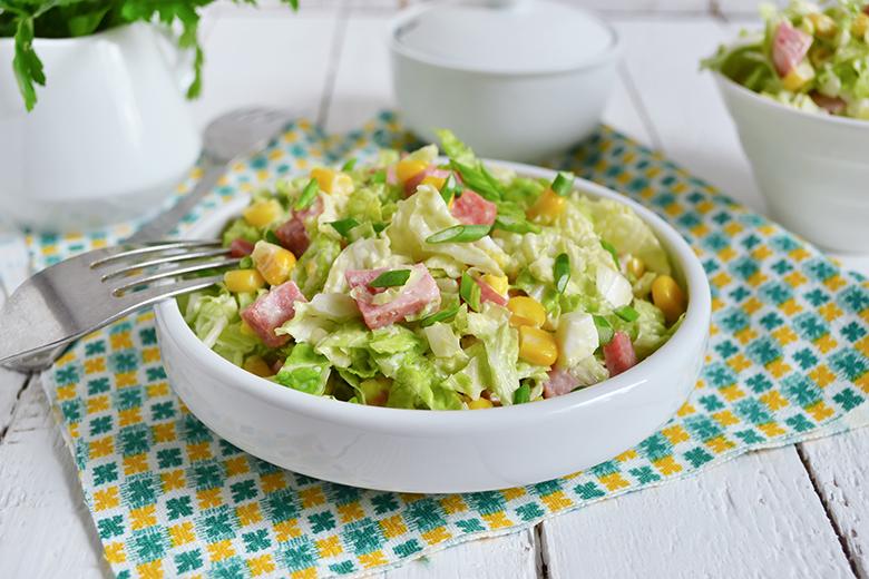 Chinakohlsalat mit Senfdressing - Rezept