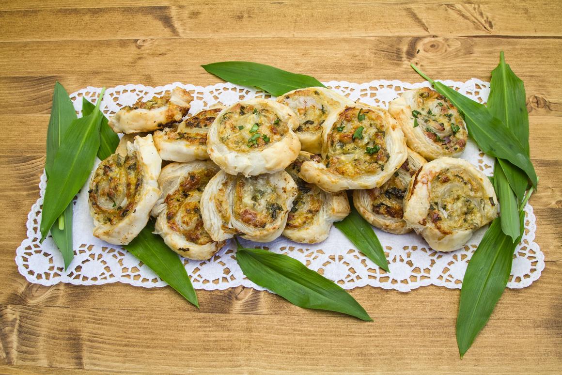 Blätterteig-Bärlauch-Schnecken - Rezept
