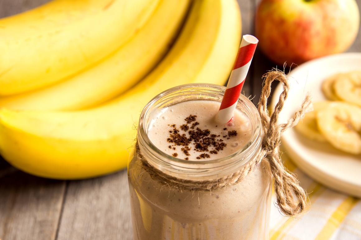 Bananenschalen-Smoothie
