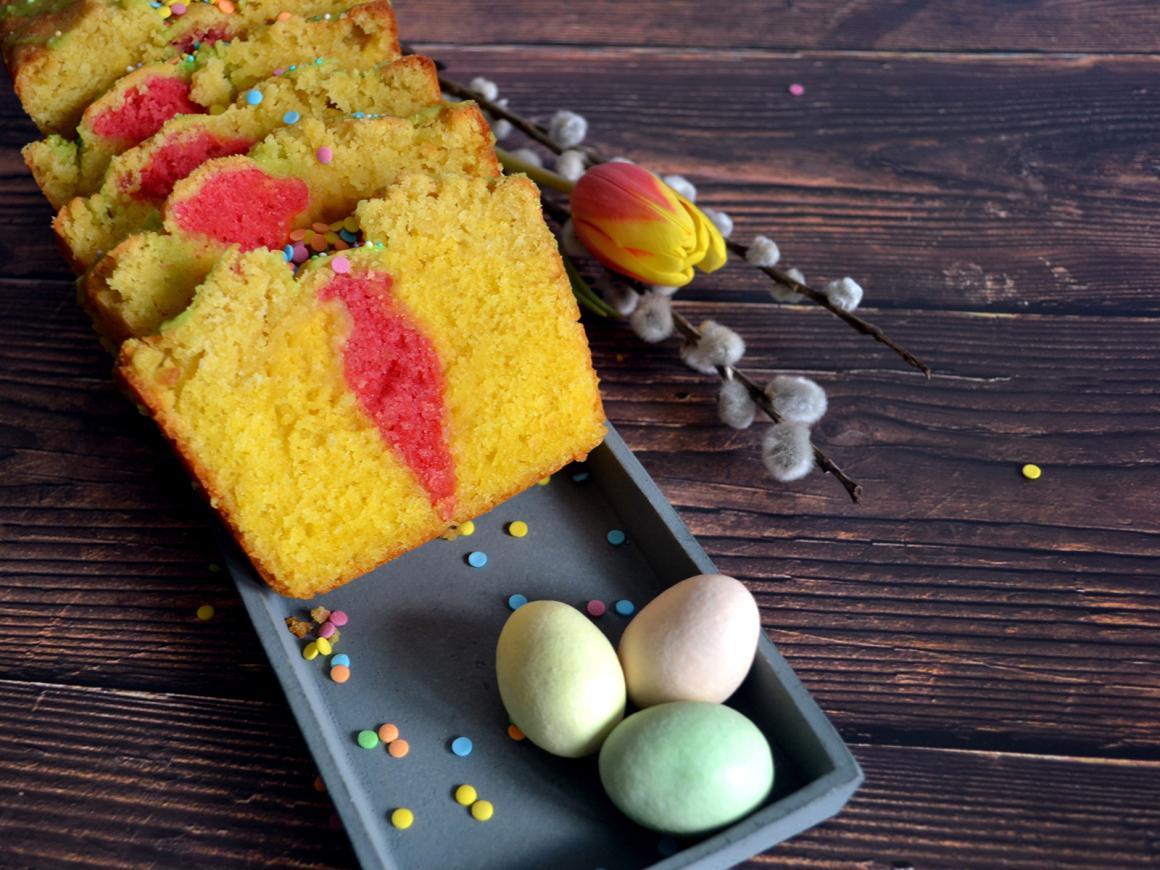 Osterlicher Überraschungskuchen - Rezept