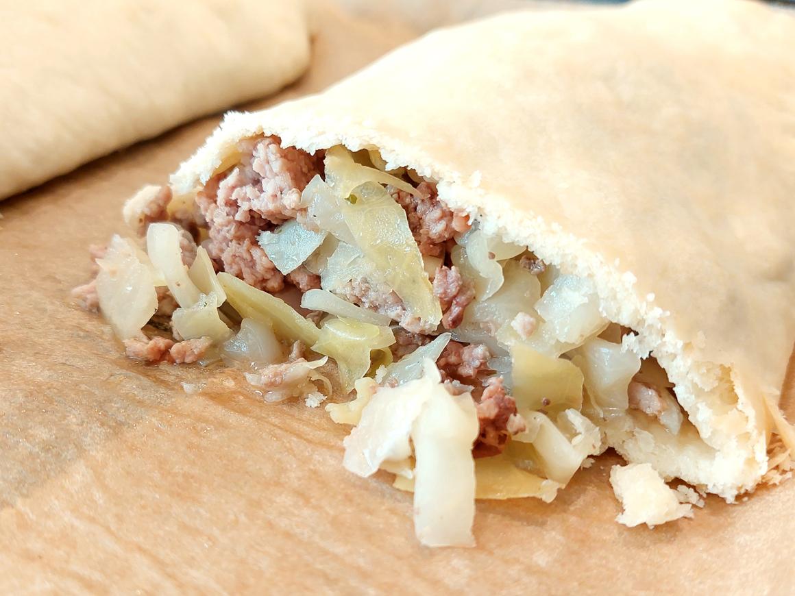 Strudel mit Hackfleisch