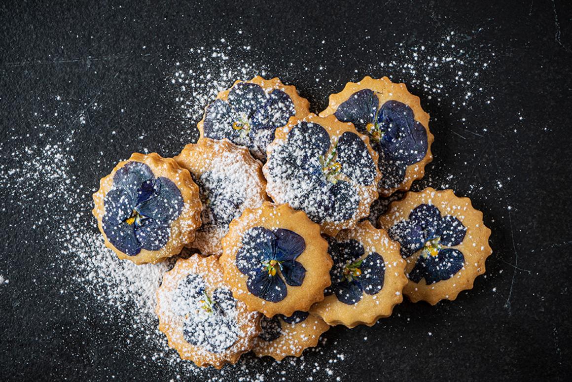 Flower pressed Cookies