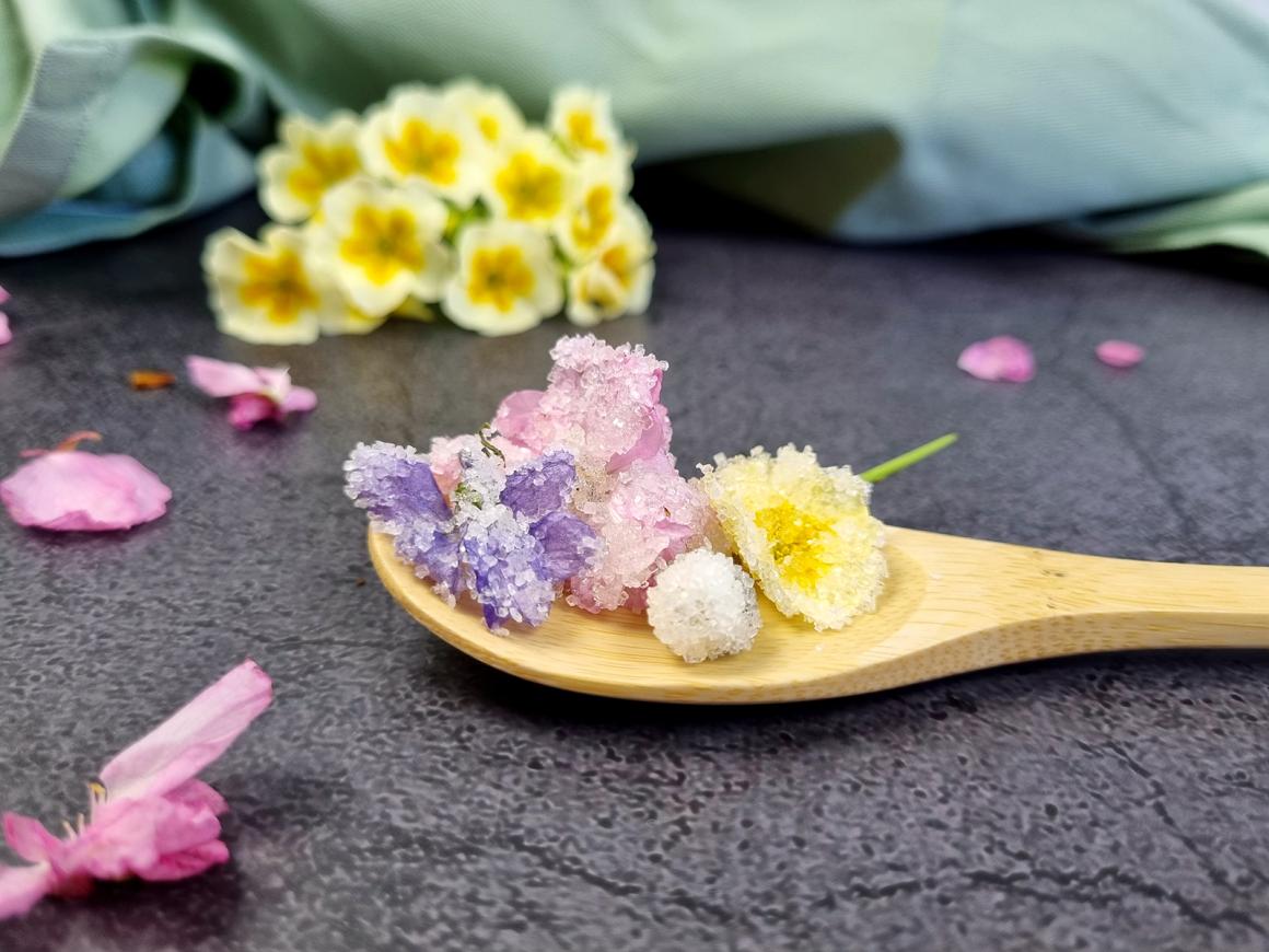 Kandierte Blüten - Rezept