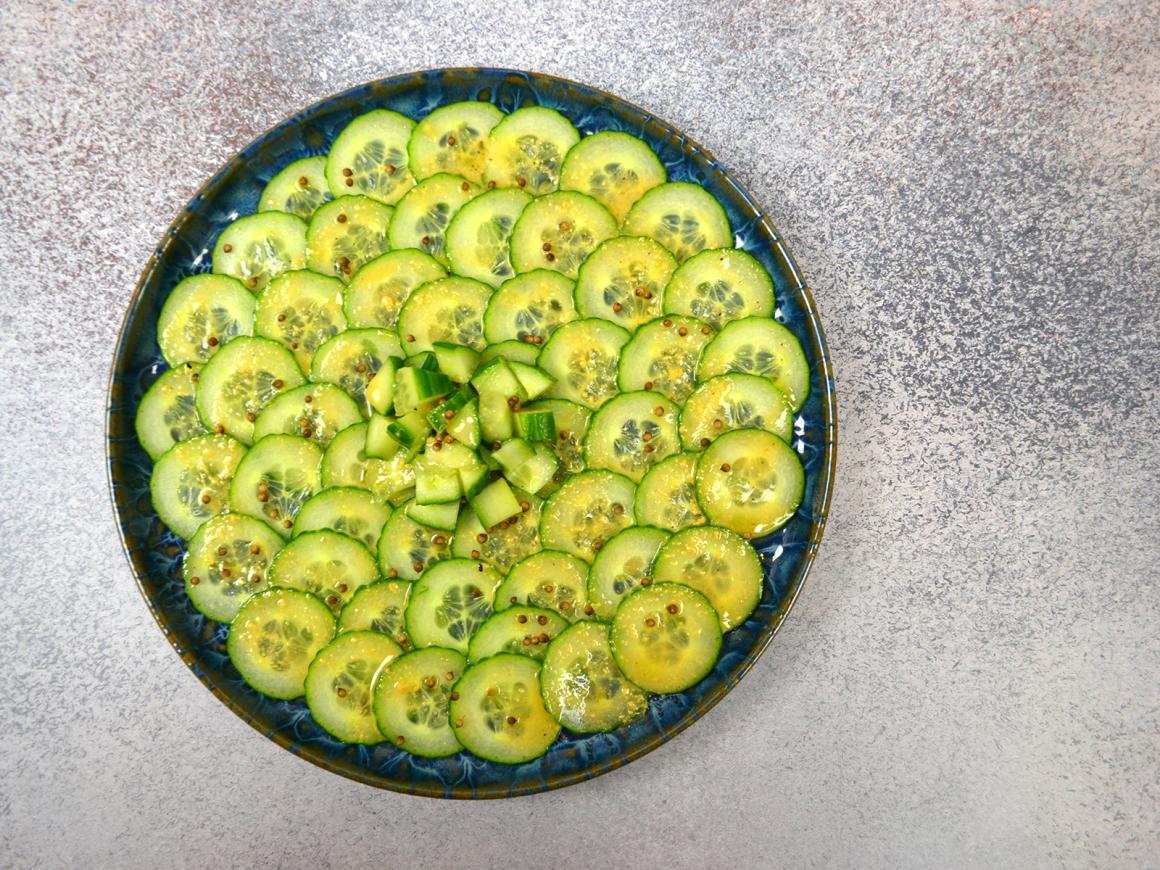 Gurkencarpaccio