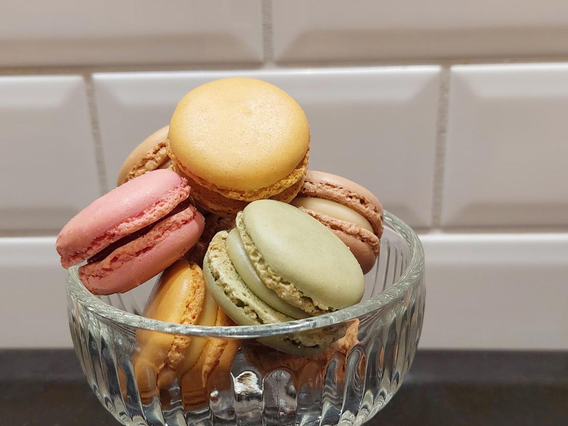 Bunte Macarons