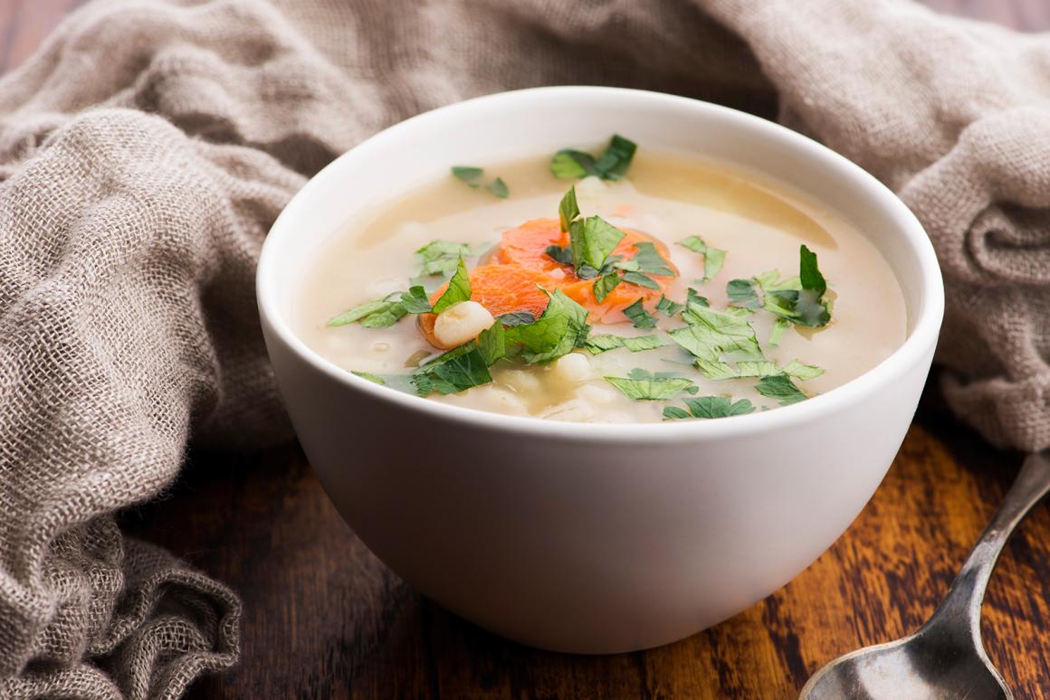 Vegane Bündner Gerstensuppe