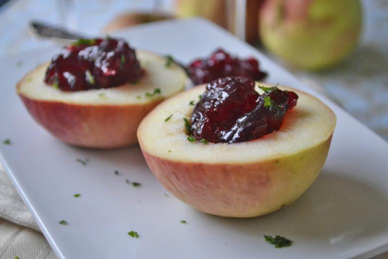 Preiselbeer-Äpfel