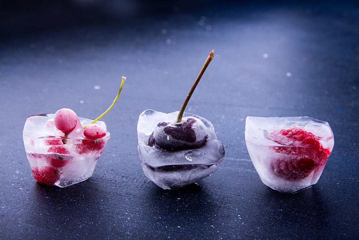 Frucht-Eiswürfel